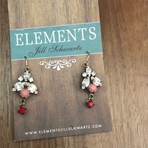 Elements by Jill Schwartz Crystal Earrings